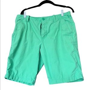 Express men’s shorts pastel green